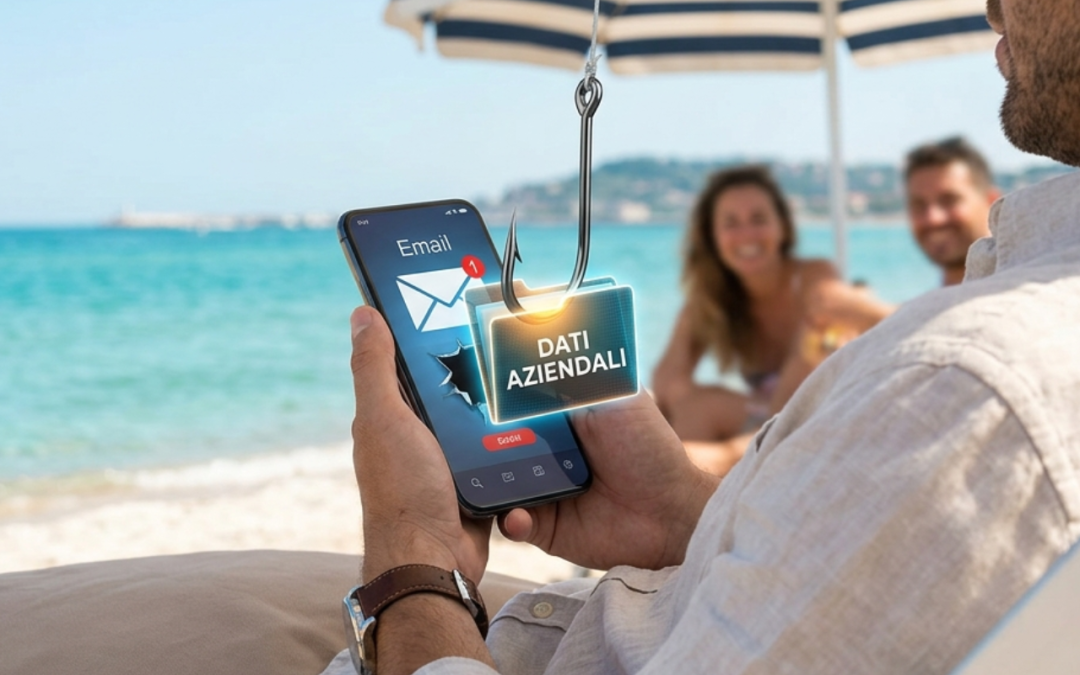 🎣 Il phishing non va in vacanza: 3 segnali per salvare i dati della tua azienda